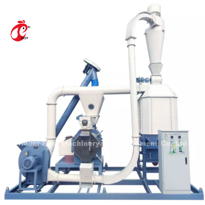 Motor Driven Feed Mill Equipment , Stainless Steel Feed Crushing Machine Rose