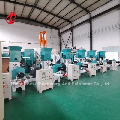 Pet Pellet 80kg/H Floating Fish Feed Machine Single Screw Mia