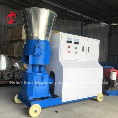 220V Flat Die Chicken Feed Pellet Machine 1000kg Per Hour Star