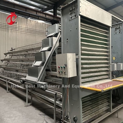 Cage Wire Diameter 2.8mm-3.5mm Layer Farming Cage System With Automatic Drinking System Adela