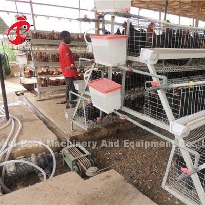 220V 380V Scraper Type Manure Removal Machine For Poultry Chicken House Star