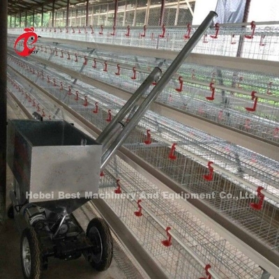 Automatic Chicken Feeding Cart Work For 3 Tier Or 4 Tier Chicken Cage Doris Shi