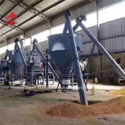 Hammer Feed Mill Machine With Crusher And Mixer For Poultry Animal Farm 220V 6KW Ada