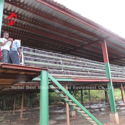 Angle Bar Frame Poultry Battery Cage System H Type Layer Chicken Cage Africa Doris