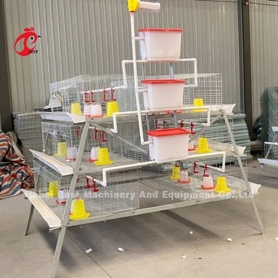 A Type Broiler Battery Cage Galvanized High Strength Poultry Broiler Cage  Iris