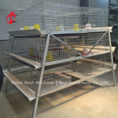 A Type Broiler Battery Cage Galvanized High Strength Poultry Broiler Cage  Iris