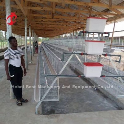 A type Broilers Battery Cage Poultry Farming ISO14001 Doris