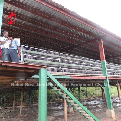 A type Broilers Battery Cage Poultry Farming ISO14001 Doris