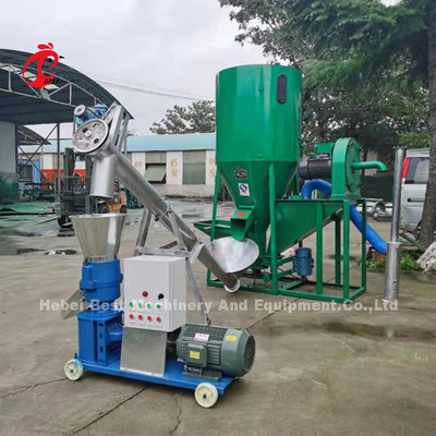 CE Approved Feed Processing System 11kw , Green Feed Mill Machine Iris